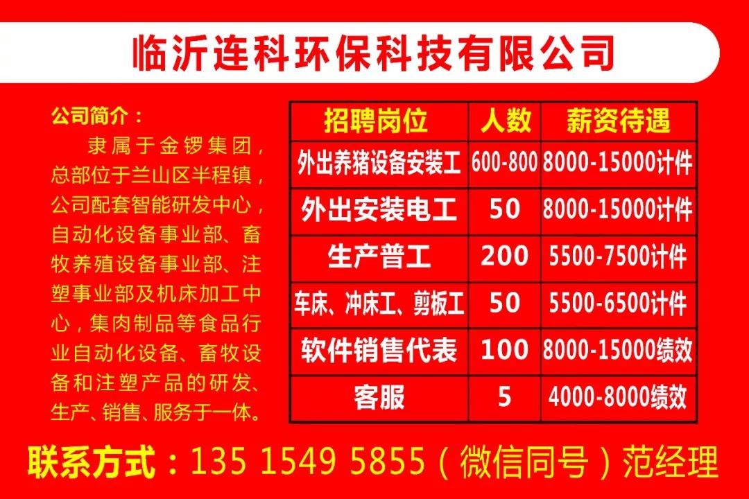 临沂招聘网最新招聘信息汇总