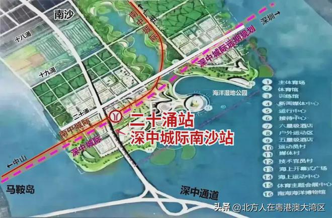 深中通道最新规划图，塑造未来交通新蓝图