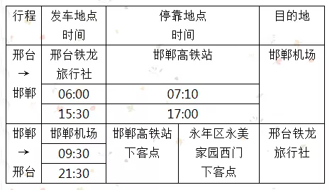 邯郸机场最新航班时刻表详解